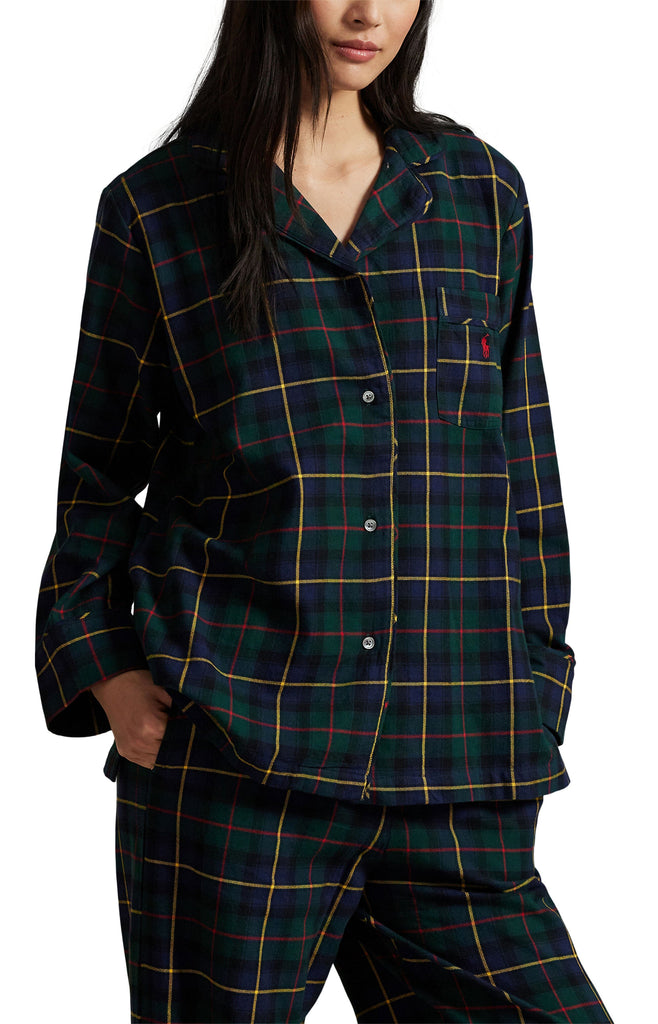 Polo Ralph Lauren Madison Flannel PJ Set- Polo Tartan - Styleartist