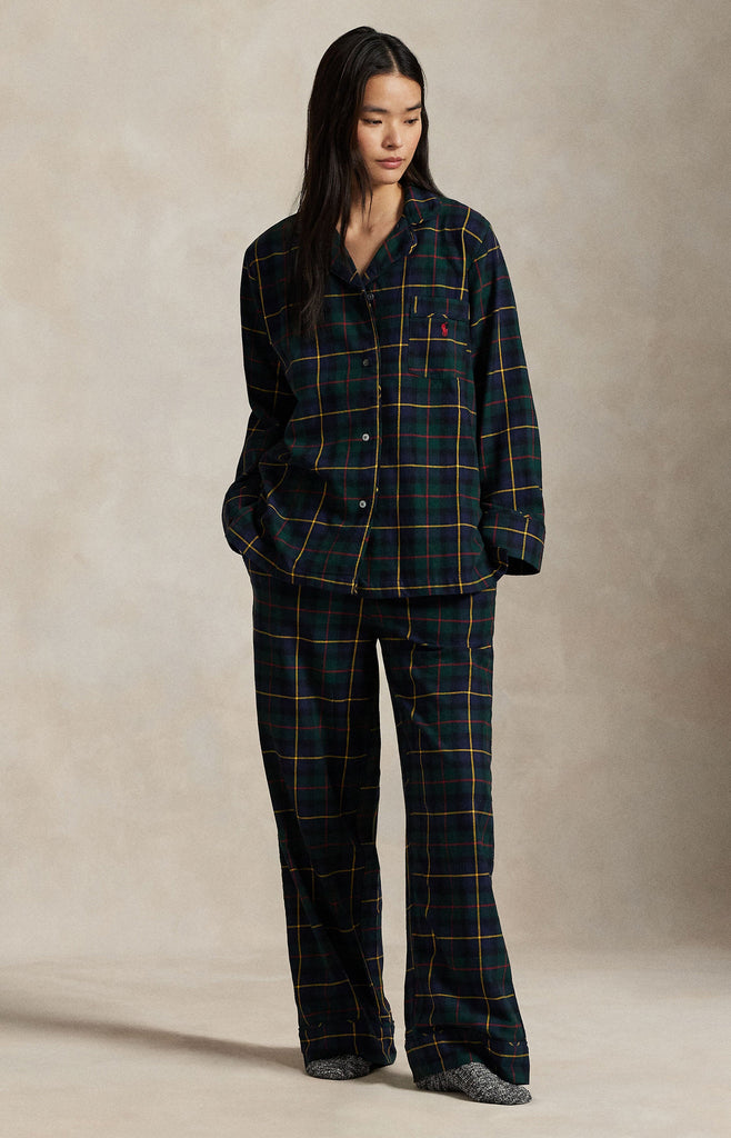 Polo Ralph Lauren Madison Flannel PJ Set- Polo Tartan - Styleartist