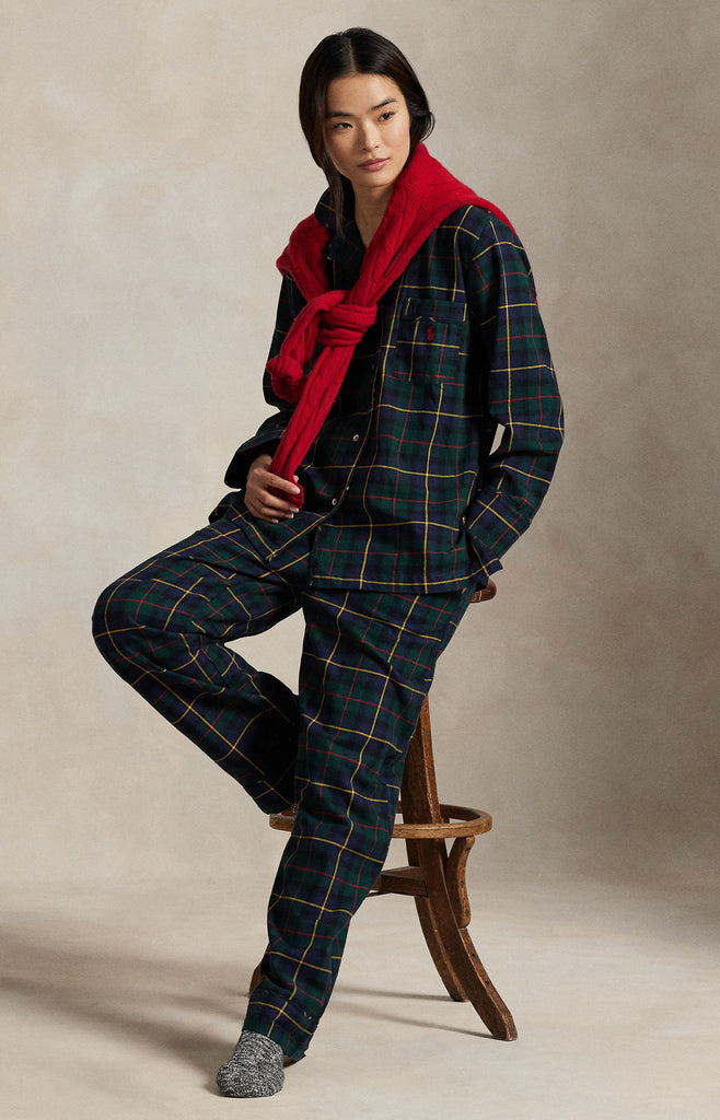 Polo Ralph Lauren Madison Flannel PJ Set- Polo Tartan - Styleartist
