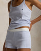 Polo Ralph Lauren Pointelle Cotton Tank & Short Sleep Set- Xenon Blue