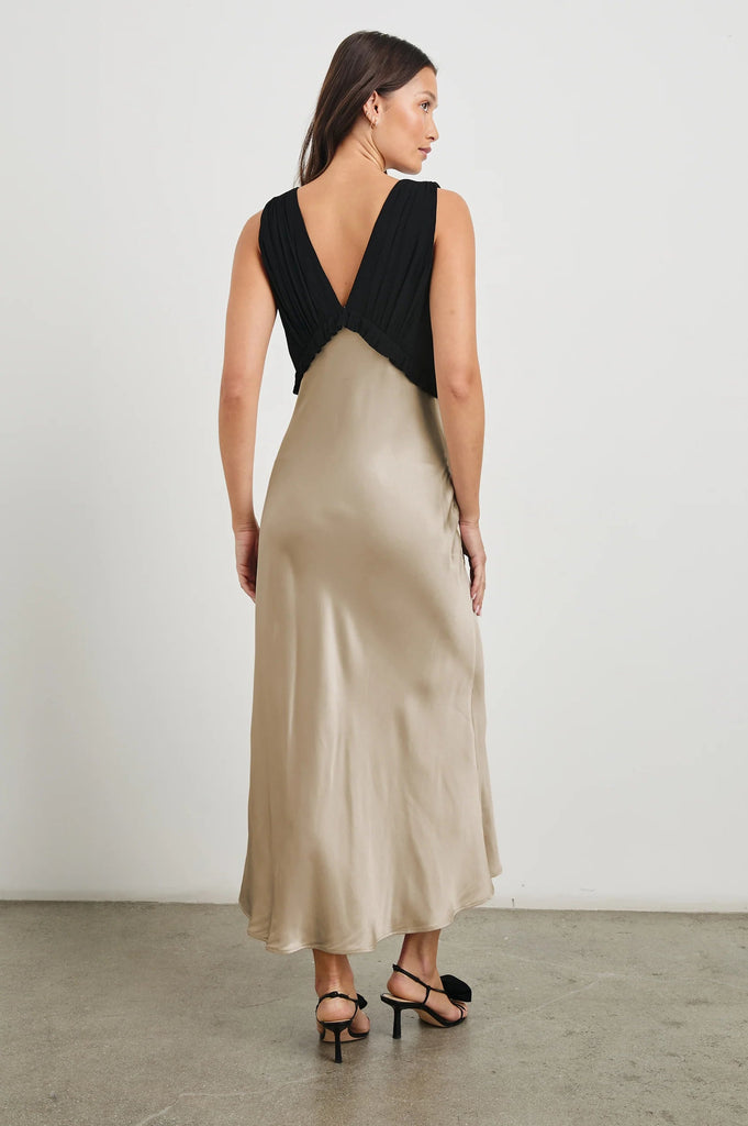 Rails Gilda Two-Tone Dress - Champagne - Styleartist