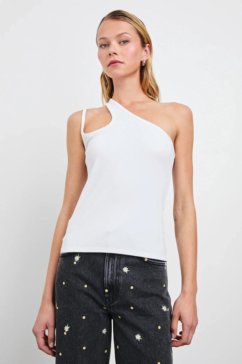 Rails Hira Asymmetric Tank Top- White – Styleartist