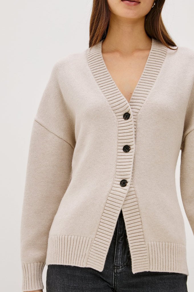Rails Philippa Cardigan- Taupe - Styleartist