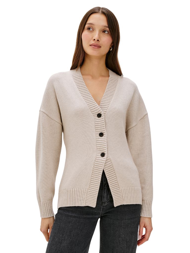 Rails Philippa Cardigan- Taupe - Styleartist