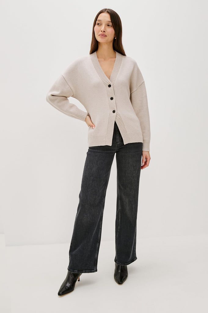 Rails Philippa Cardigan- Taupe - Styleartist