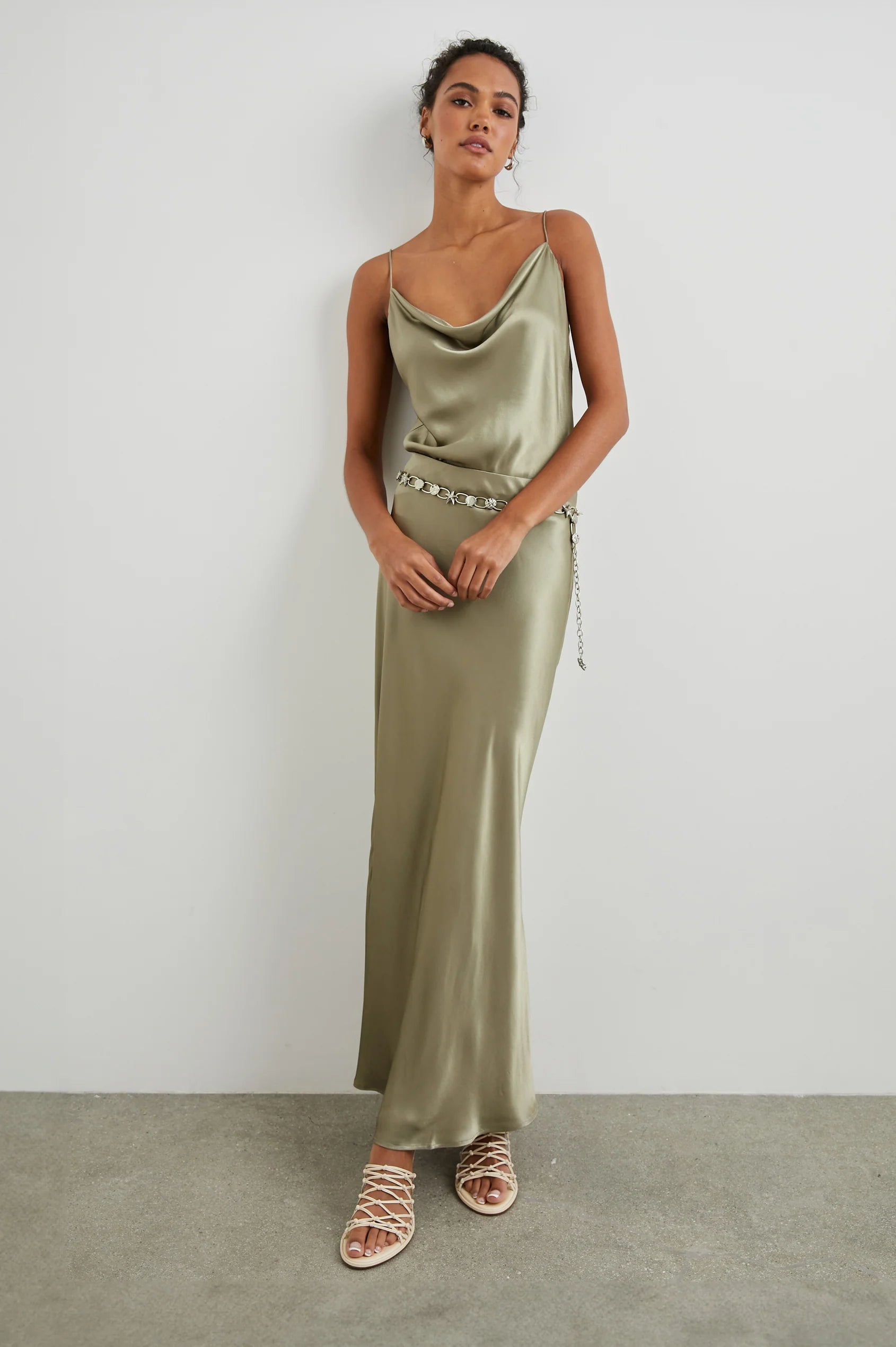 Rails Romina Satin Crepe Maxi Skirt- Mermaid – Styleartist