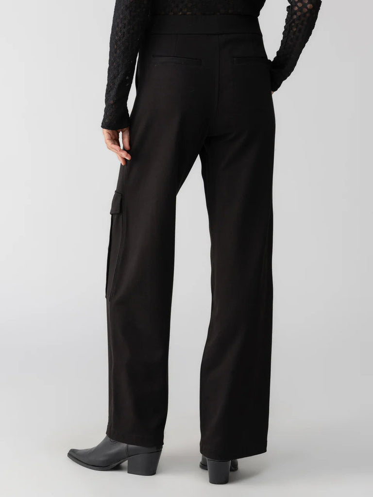 Sanctuary Ponte Travel Cargo Pant - Black - Styleartist