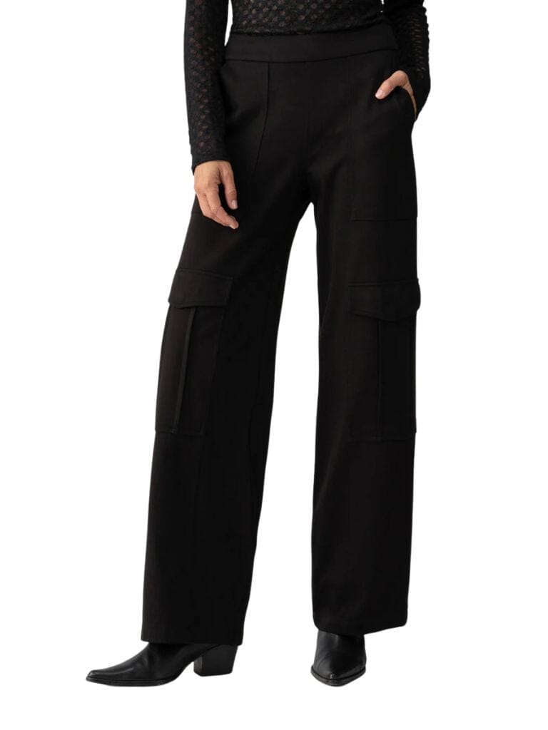 Sanctuary Ponte Travel Cargo Pant - Black - Styleartist