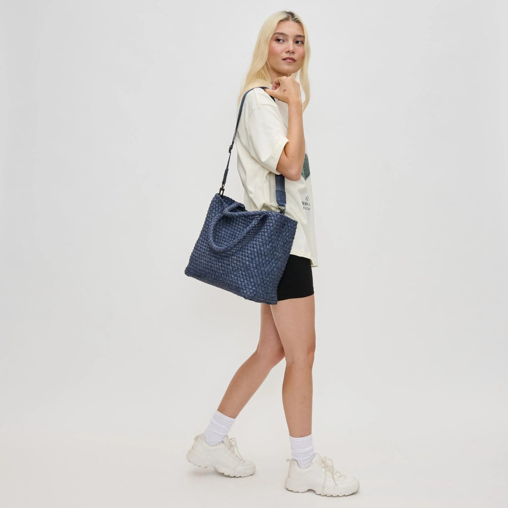 Sol and Selene Sky's the Limit Medium Tote - Dark Denim - Styleartist