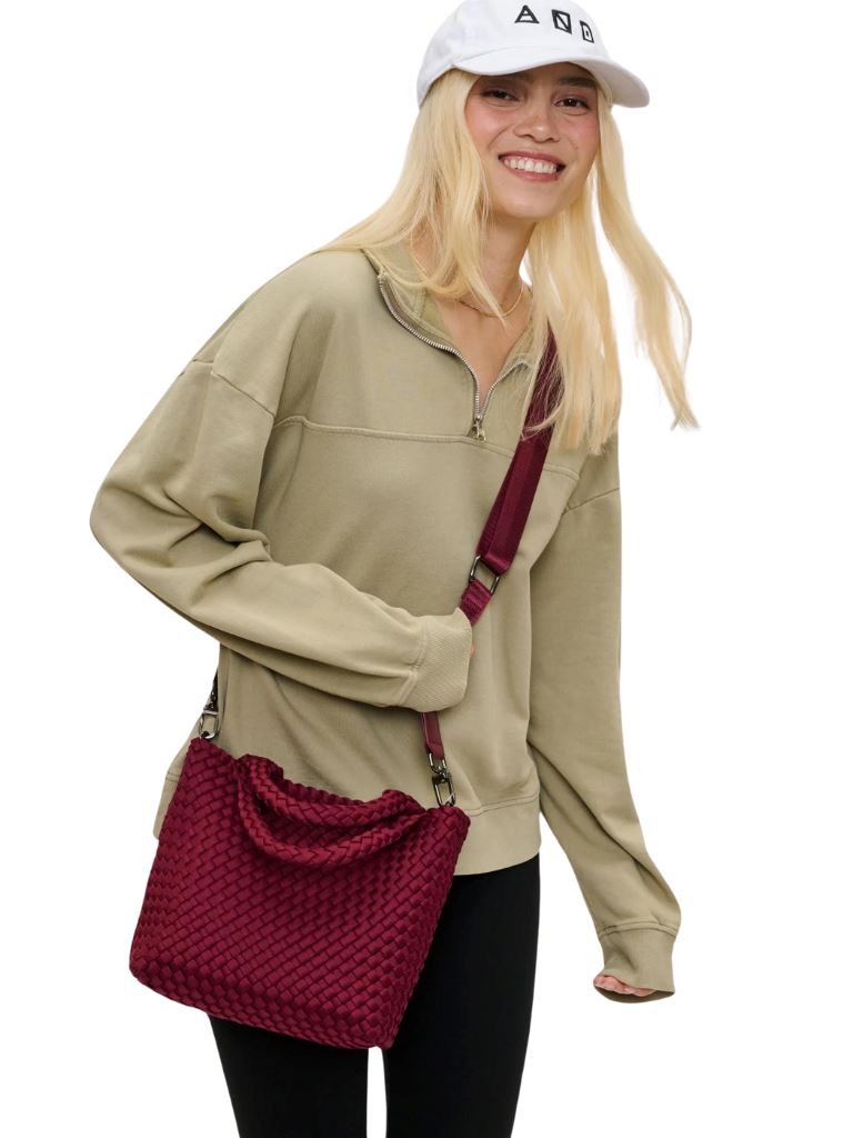 Sol and Selene Sky's the Limit Small Crossbody - Wine - Styleartist