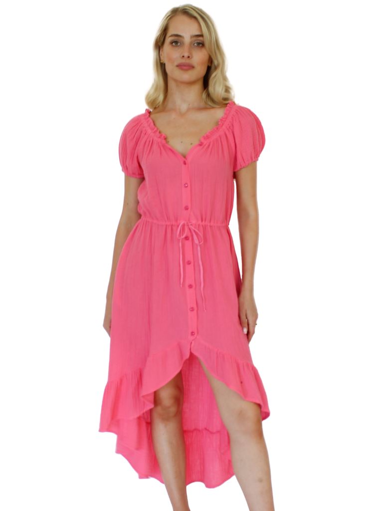 Starkx Cann Cotton Gauze Mid-Length  Dress- Camila Rose - Styleartist
