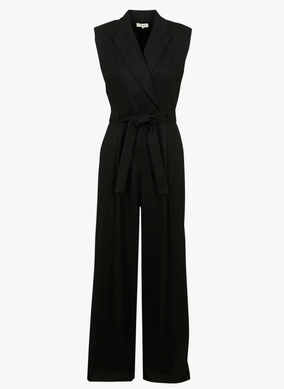 Suncoo Twist Jumpsuit- Black - Styleartist