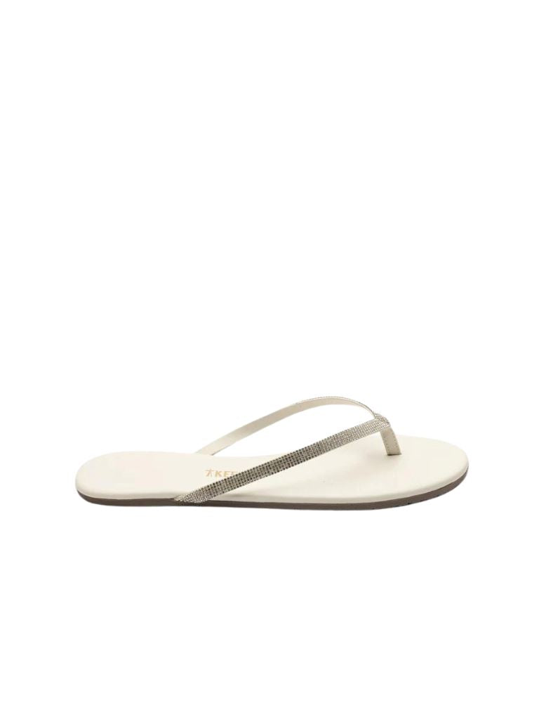 Tkees Infinity Lily Flip Flop- Cream - Styleartist