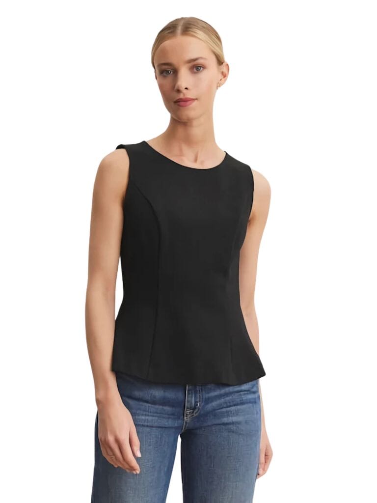 Velvet Felicitee Ponti Top - Black - Styleartist