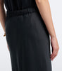 Velvet Kristin Lace-Trimmed Silk Maxi Skirt- Black