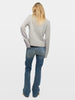 Zadig & Voltaire Nalma Merino Wool Amour Paris Sweater- Grey