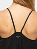Zadig & Voltaire Respas Silk Mini Dress With Lace- Black