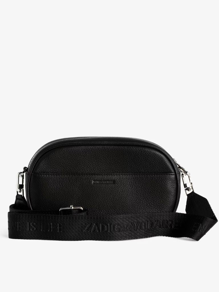 Zadig & Voltaire Rock With You Camera Bag- Black Grained Leather - Styleartist