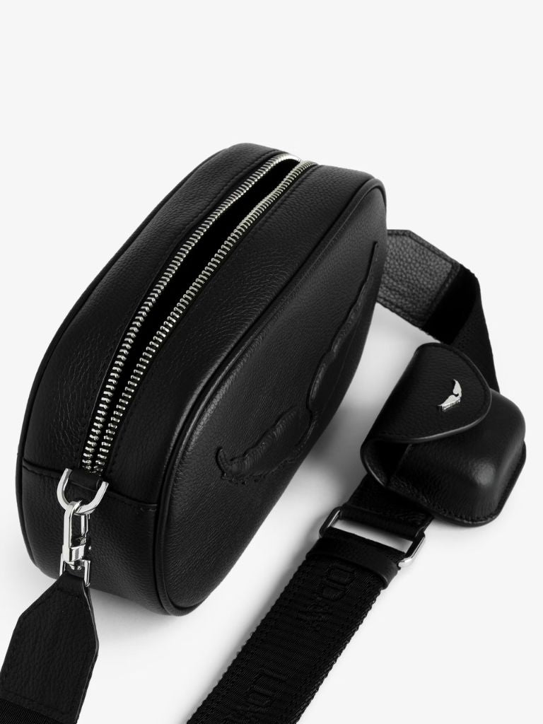 Zadig & Voltaire Rock With You Camera Bag- Black Grained Leather - Styleartist