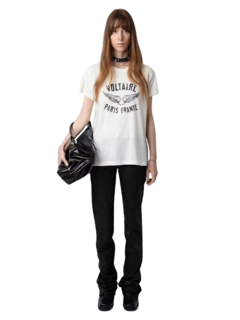 Zadig & Voltaire Walk Wings Graphic T-Shirt - White - Styleartist