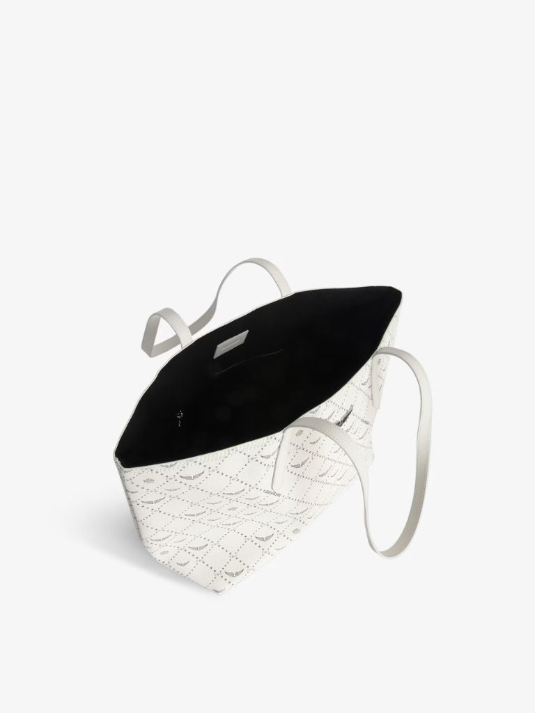 Zadig & Voltaire Z Shopper Monogram Tote- White - Styleartist