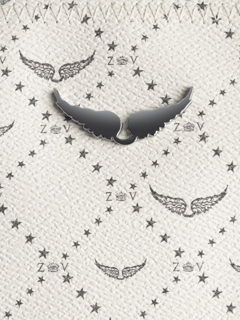 Zadig & Voltaire Z Shopper Monogram Tote- White - Styleartist