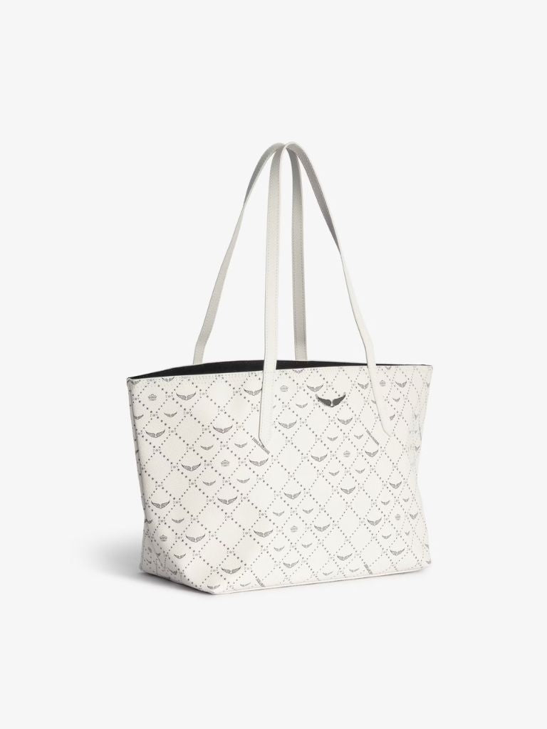 Zadig & Voltaire Z Shopper Monogram Tote- White - Styleartist