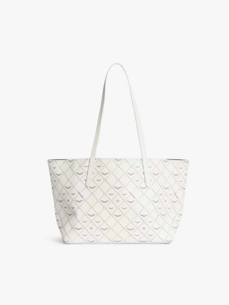 Zadig & Voltaire Z Shopper Monogram Tote- White - Styleartist