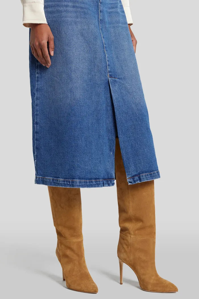 Denim skirt 7 for all mankind best sale