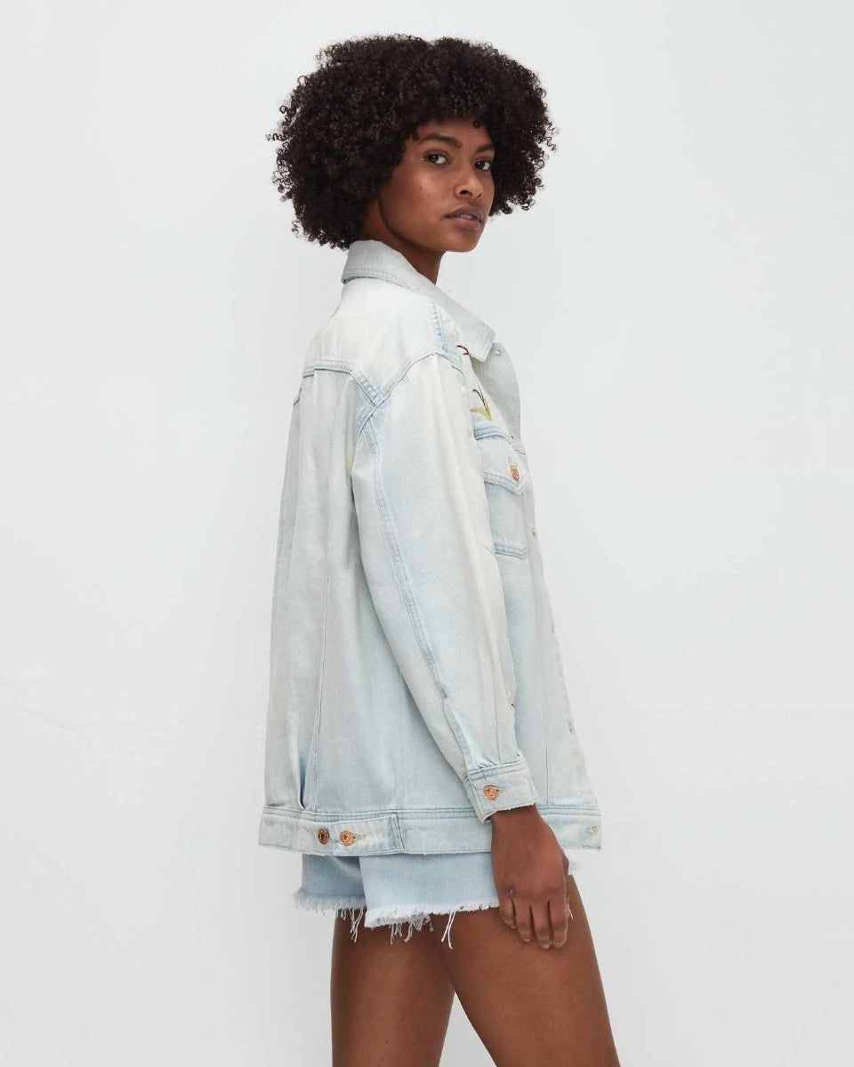 Seven for all mankind denim jacket deals