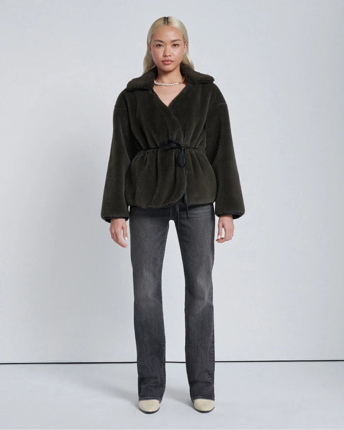 7 for all mankind fur deals coat