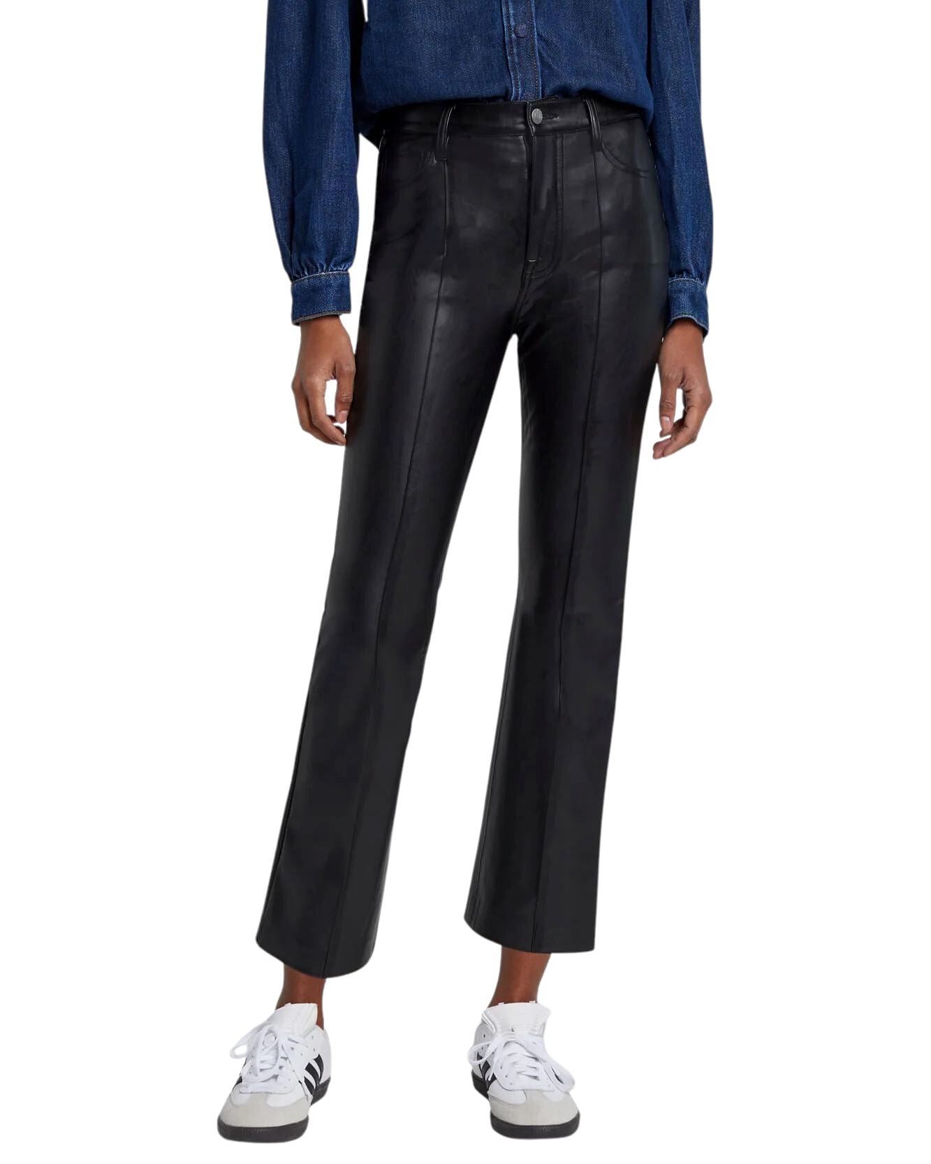 The Striker High Waist Faux Leather Pants • Impressions Online