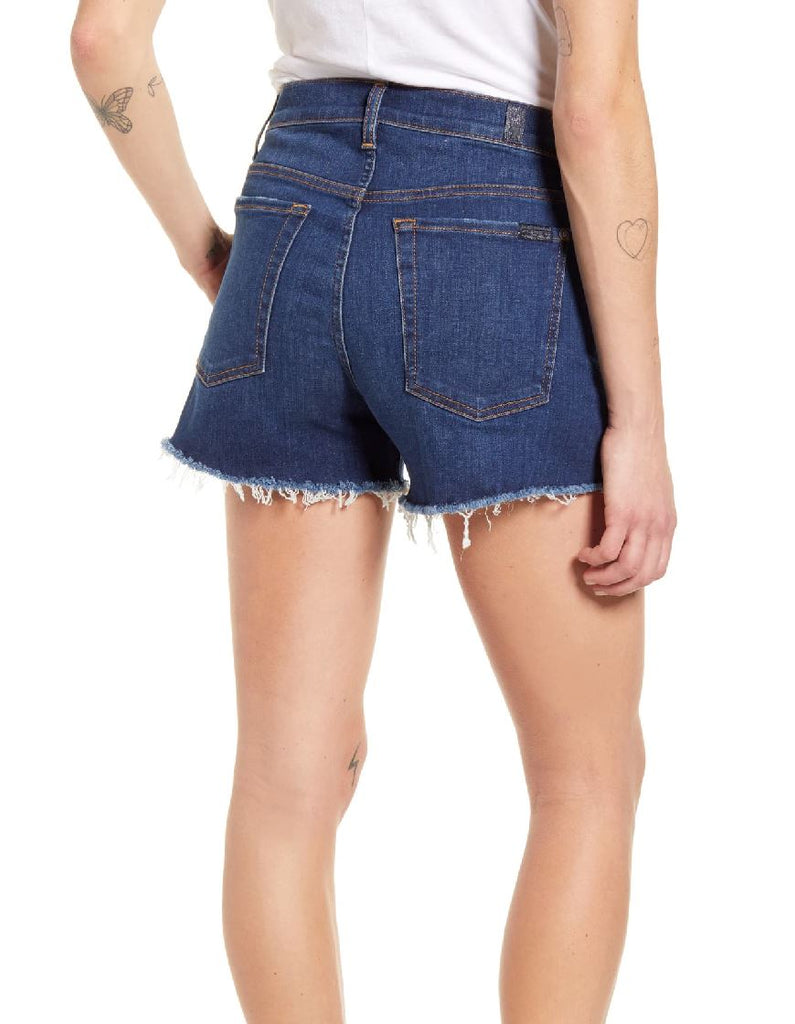 7 for all Mankind High Waisted Short - Fletcher Blue - Styleartist