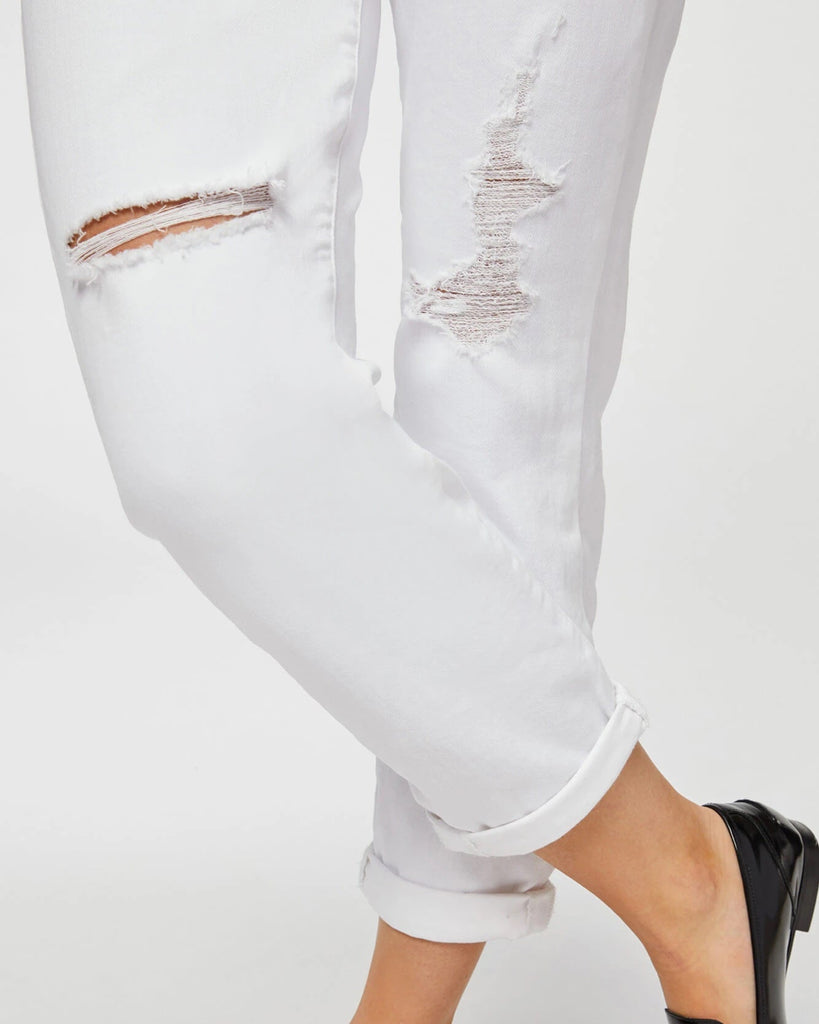 7 For All Mankind Luxe Vintage Josefina with Destroy Jeans- Broken Twill White - Styleartist
