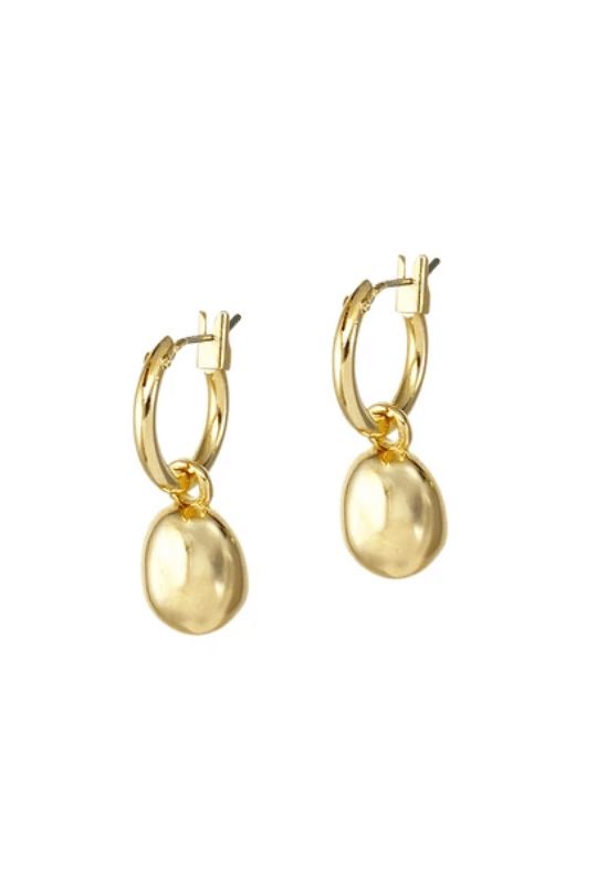 Biko Galina 2-in-1 Hoop Earrings (Mini) - Gold - Styleartist