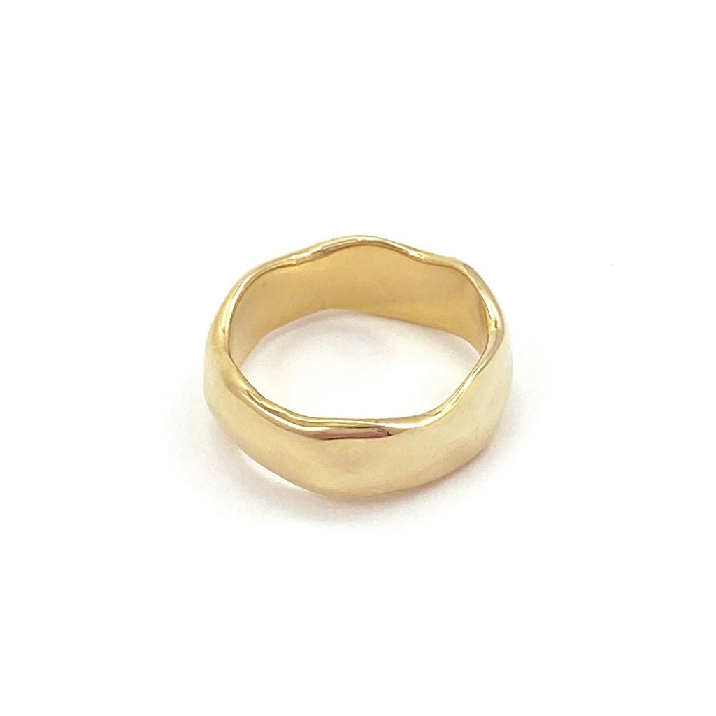 Round Gold Thick Halo Wedding Ring, 9ct Rose Gold, 9ct White Gold Wedding  Band, Unisex Handmade Wedding Ring, 3 Mm Chunky Gold Wedding Ring - Etsy