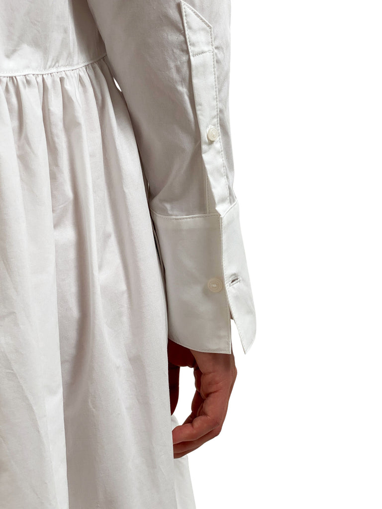 Birgitte Herskind Trine Cotton Shirt Dress- White - Styleartist