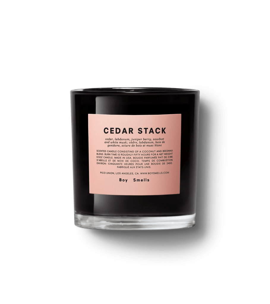Boy Smells Cedar Stack Luxury Scented Candle - Styleartist