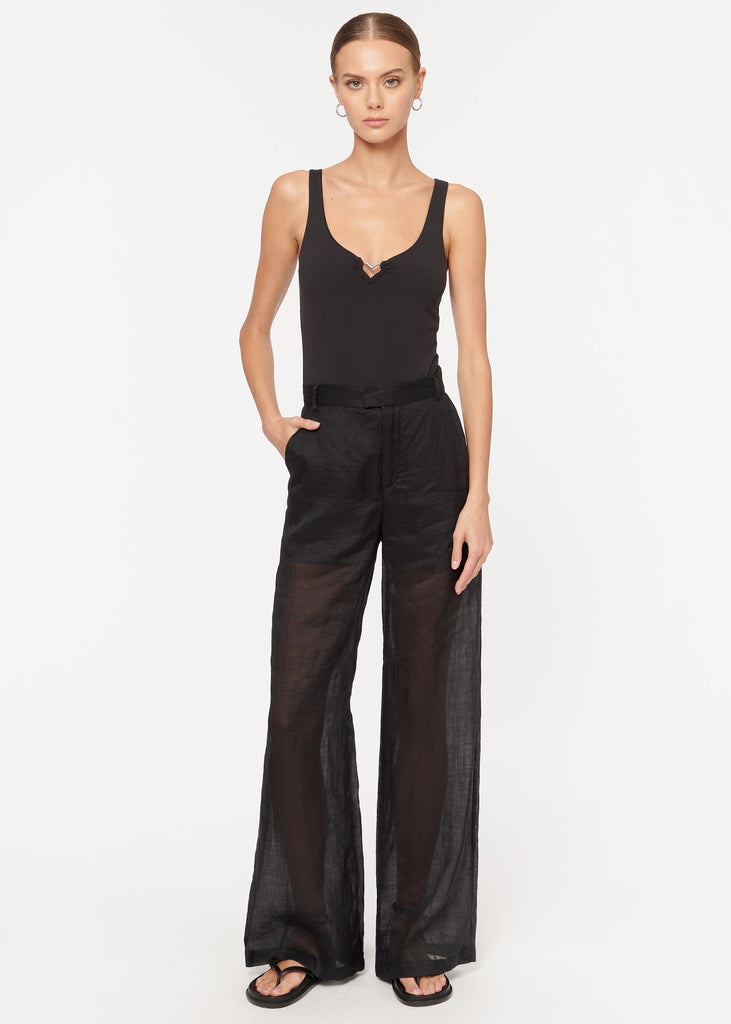 Cami NYC Suze Wide-Leg Pant - Black - Styleartist