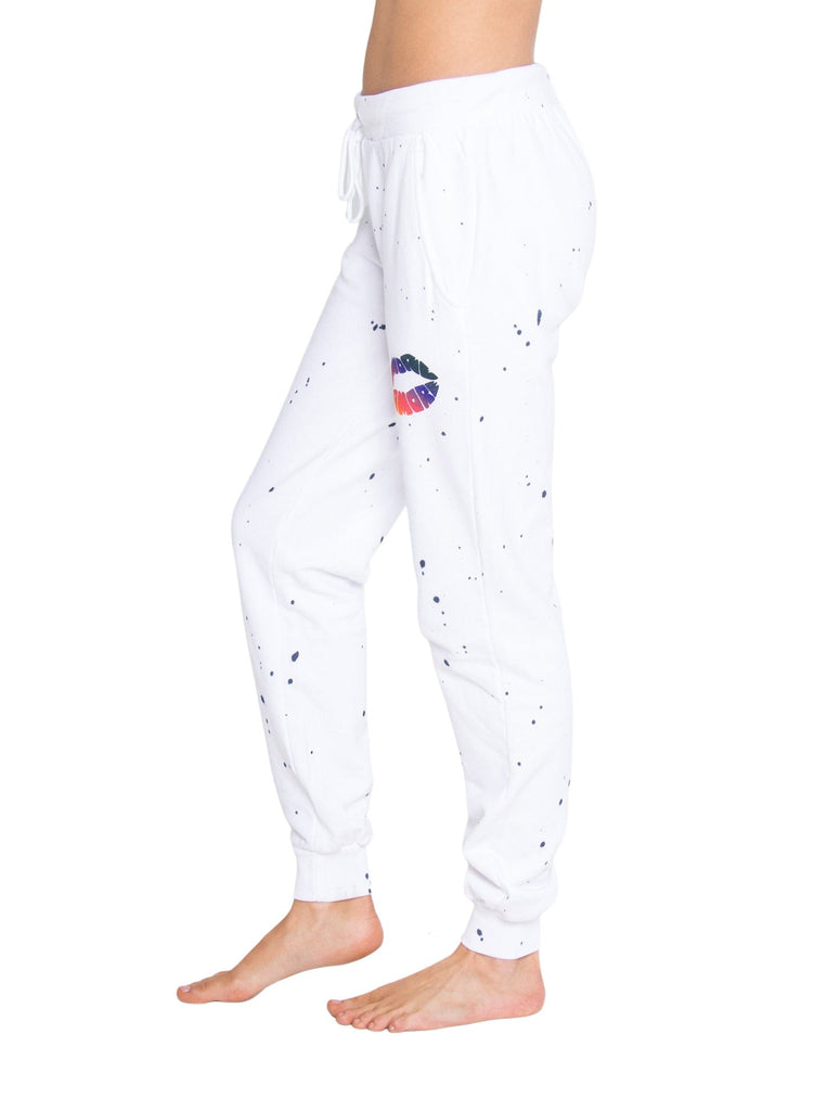 CHRLDR More Amore Flat Pocket Sweatpants - White - Styleartist