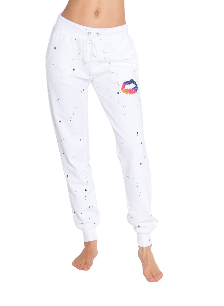 CHRLDR More Amore Flat Pocket Sweatpants - White - Styleartist