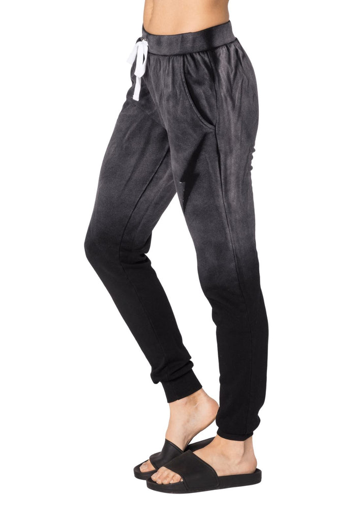 CHRLDR Stencil Bolt Flat Pocket Sweatpants - Black/Grey - Styleartist