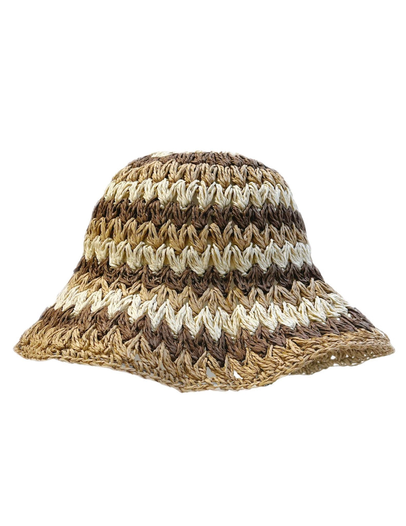 Crochet Bucket Hat- Beige - Styleartist