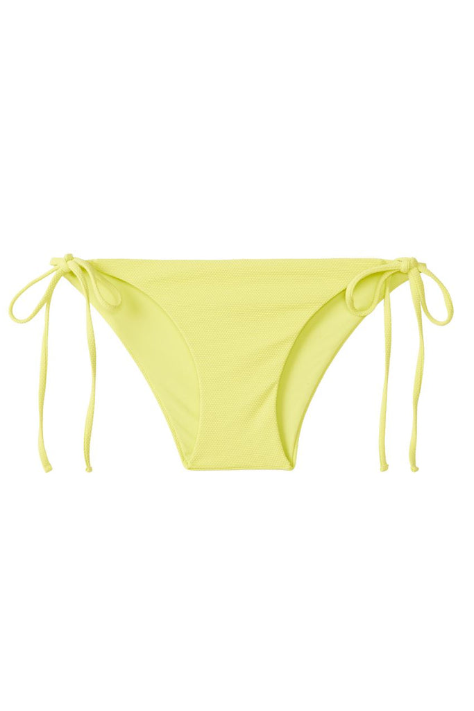Eberjey Pique Sadie String Bikini Bottom- Lime - Styleartist