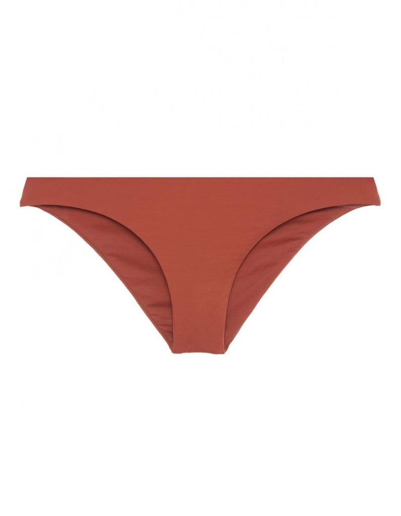Eberjey So Solid Annia Bikini Bottom - Redwood - Styleartist
