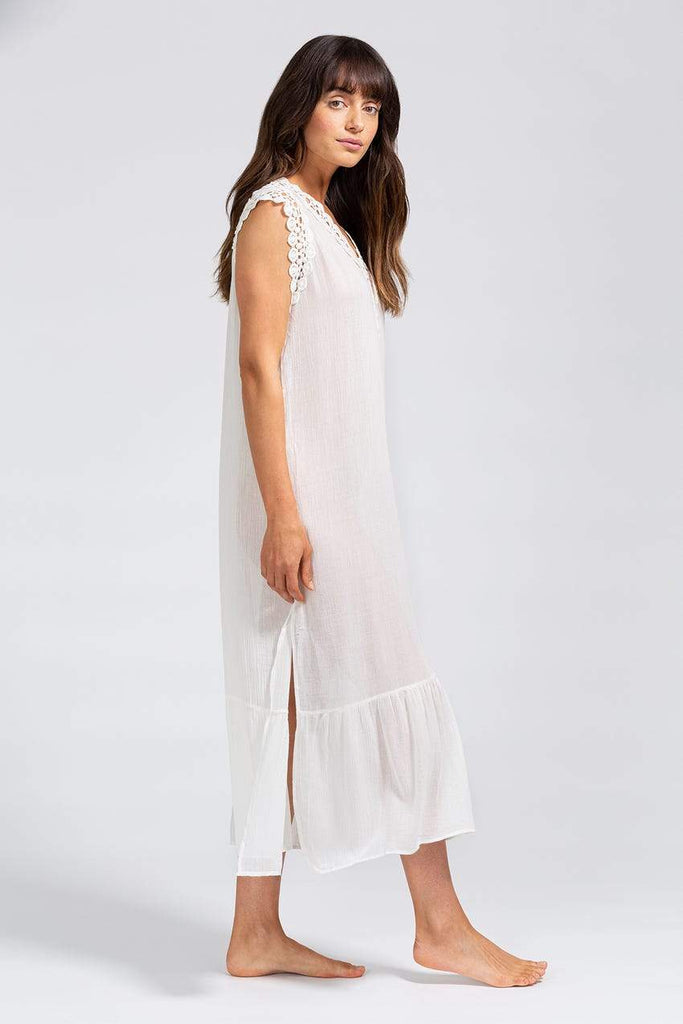 Eberjey Summer of Love Costa Cover Up- Cloud - Styleartist