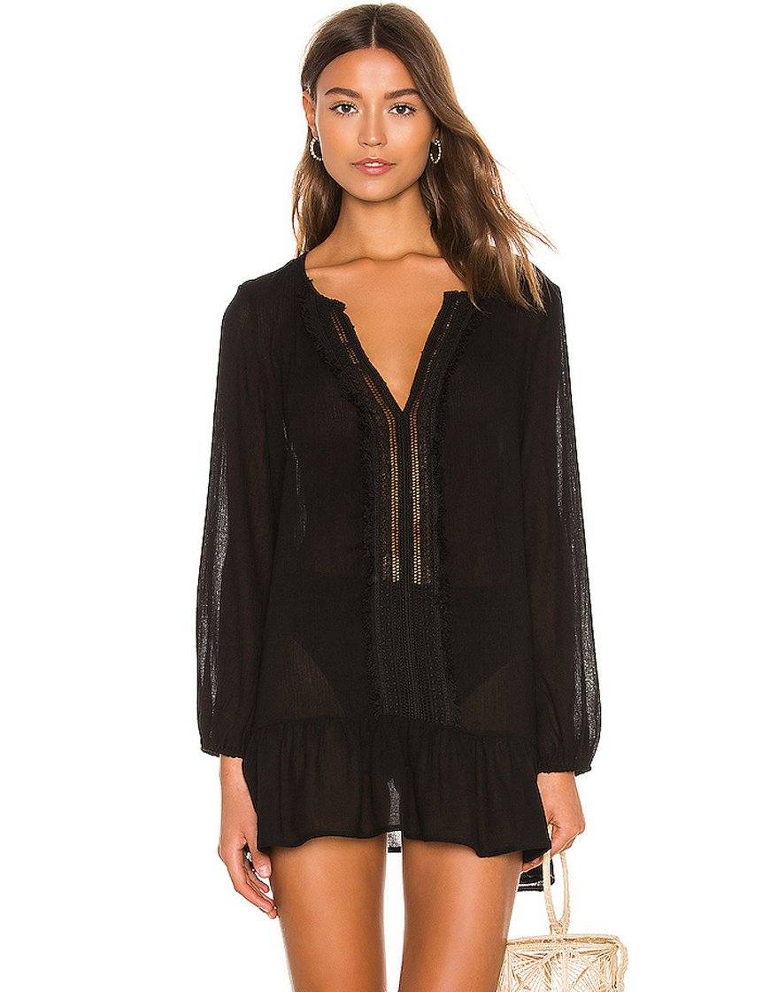Eberjey Summer of Love Elba Cover Up Black