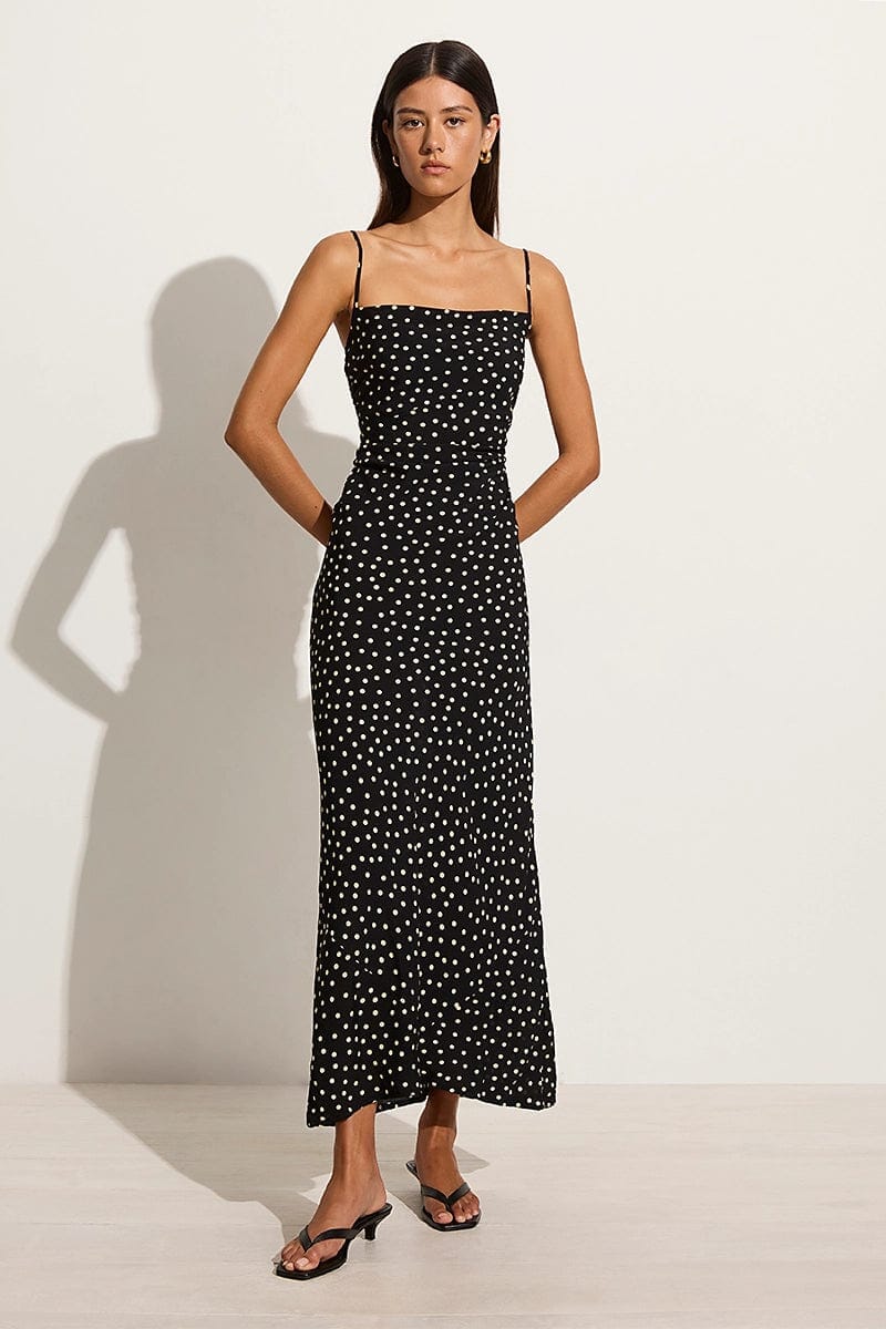faithfull the brand rosas midi dress Rosas Midi Dress Meander Micro Purple