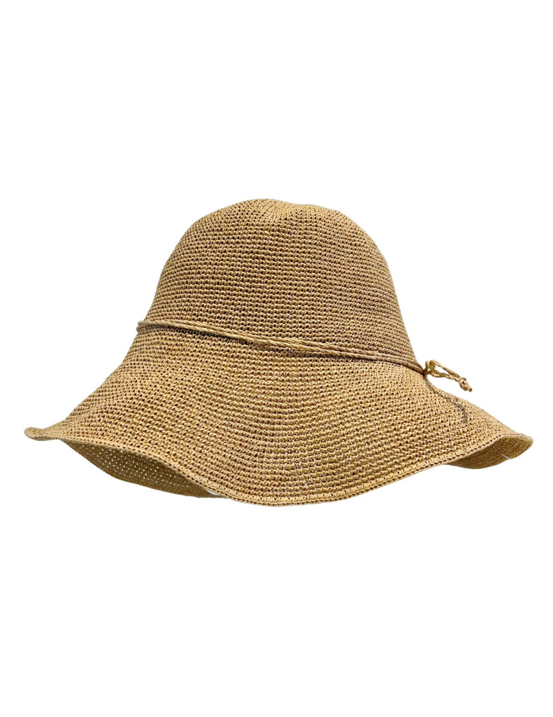 Floppy Straw Hat- Natural - Styleartist