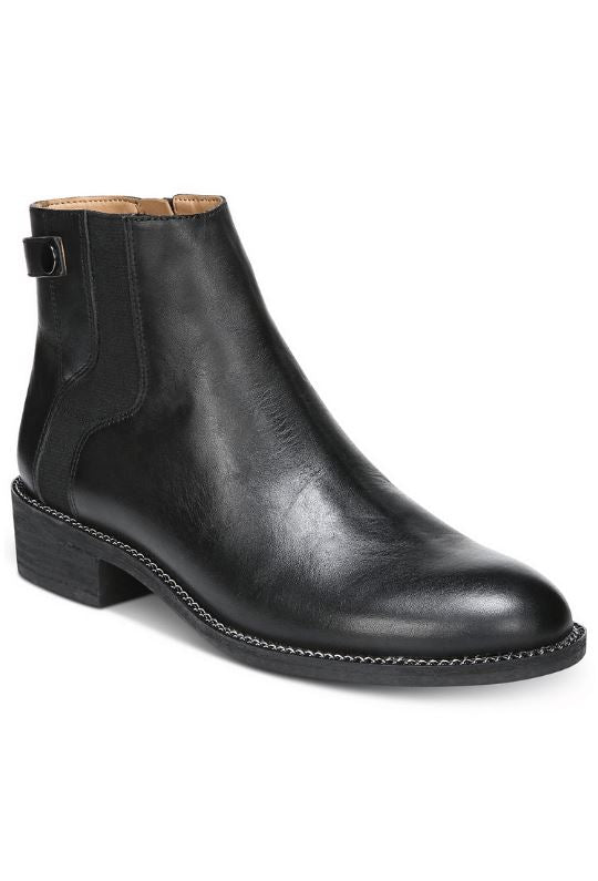 Franco Sarto Brandy Chelsea Ankle Boot - Black Leather - Styleartist